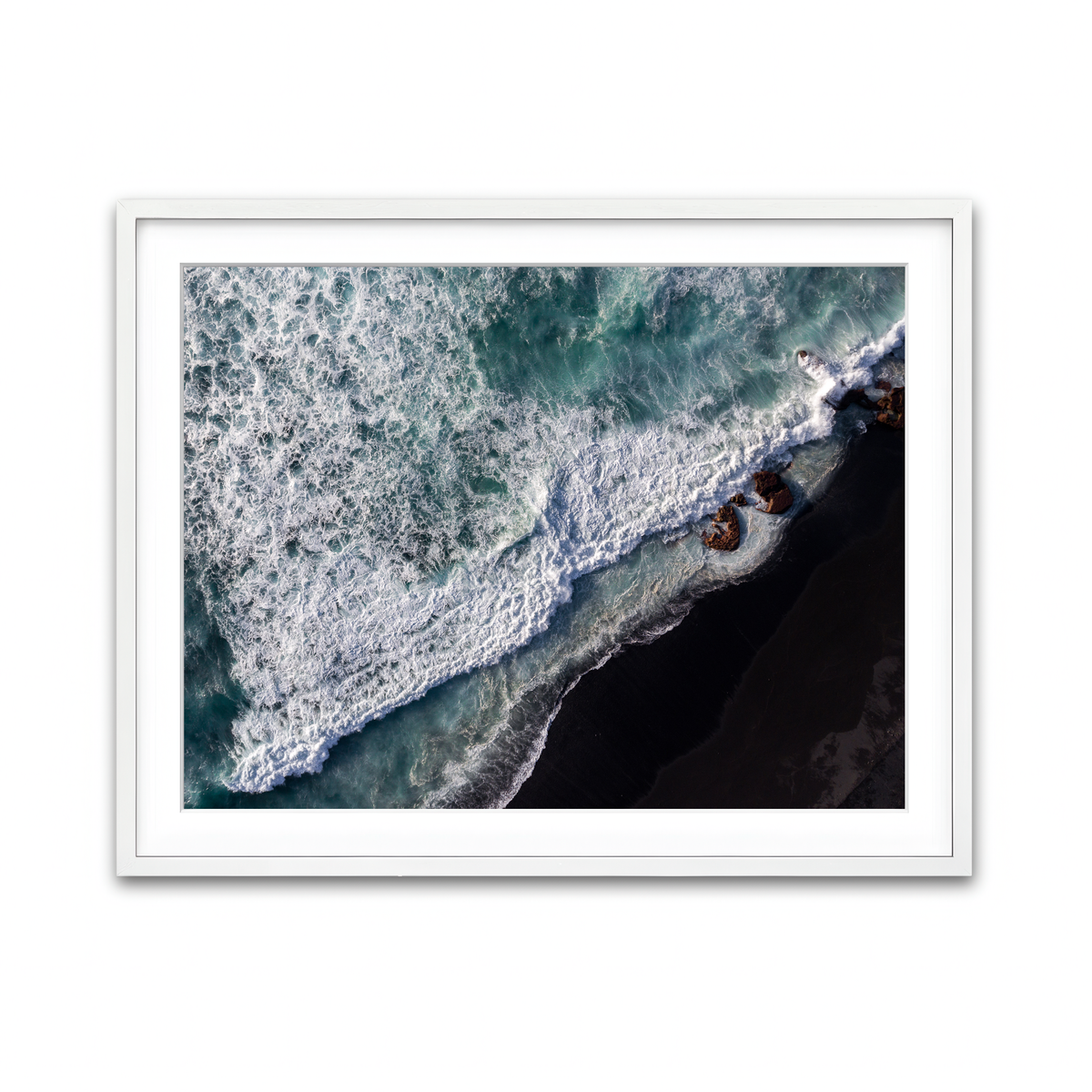 Framed Print 4x3 White