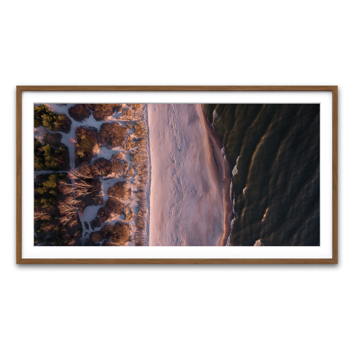 Framed Print 2x1 Walnut