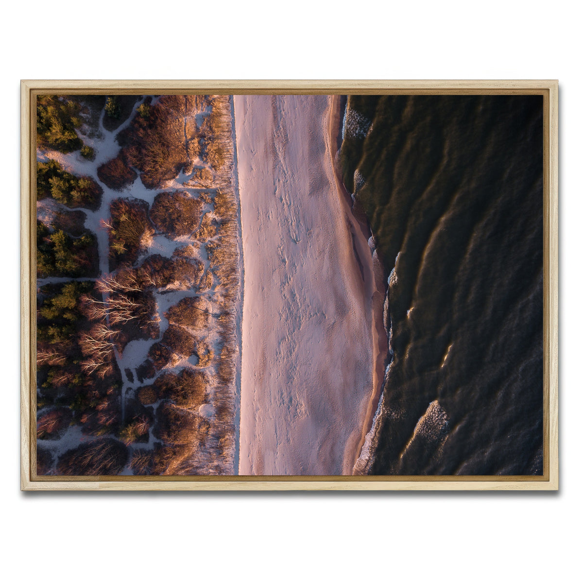 AUTO-MOCKUP WHITE | Black Sea | 1 Piece | Natural Framed Canvas | group=4x3