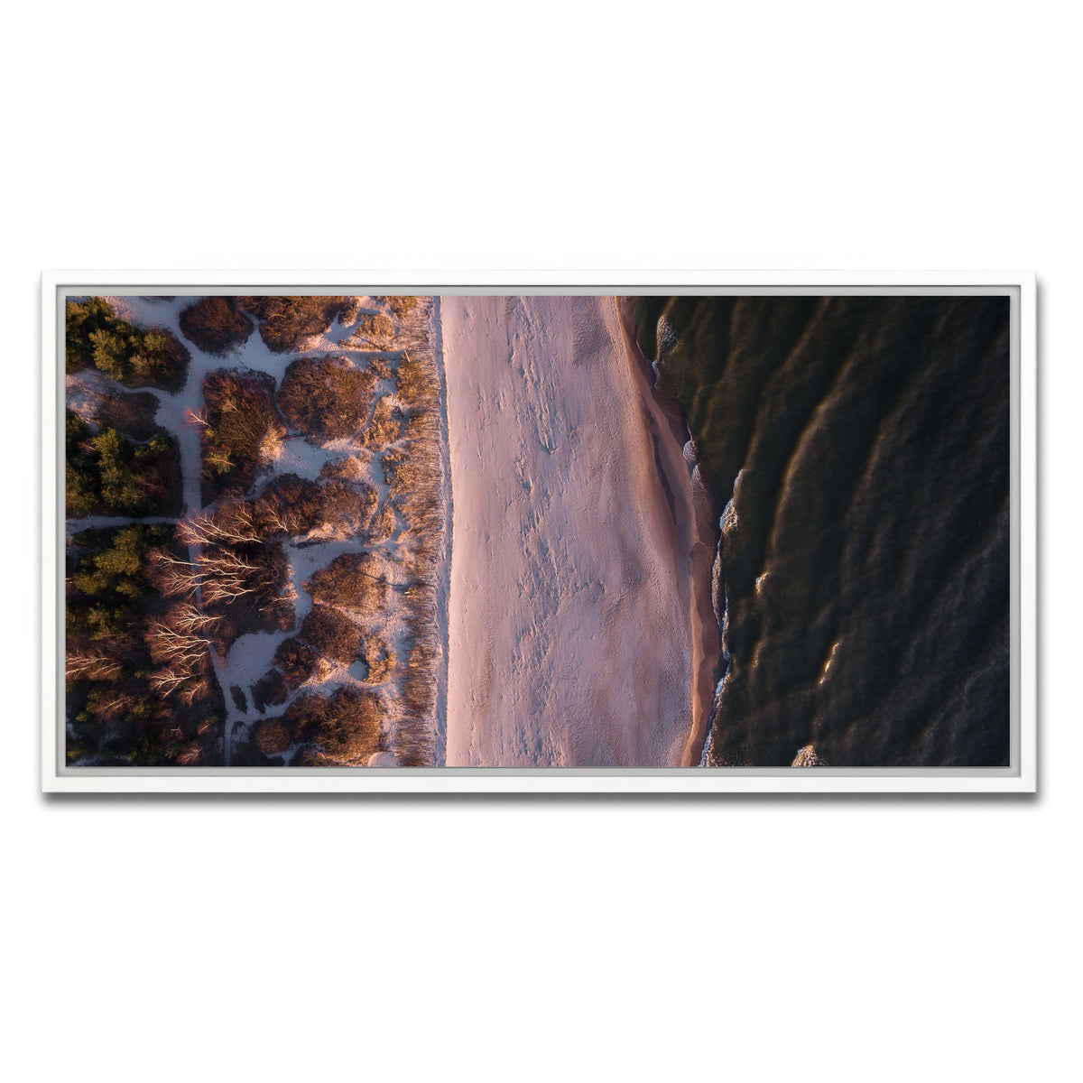 AUTO-MOCKUP WHITE | Black Sea | 1 Piece | White Framed Canvas | group=2x1