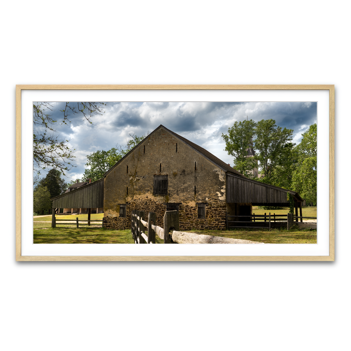 Framed Print 2x1 Natural