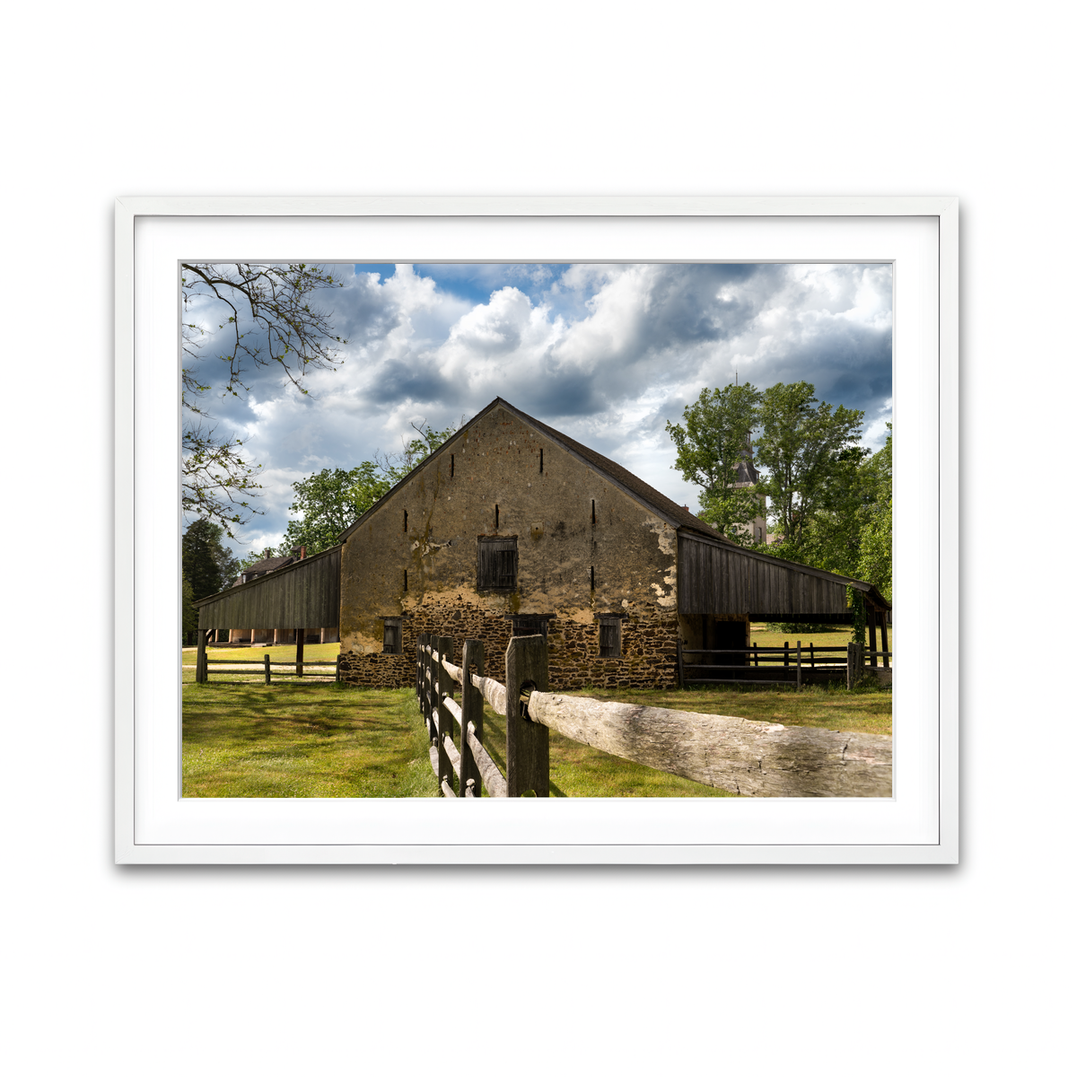 Framed Print 4x3 White