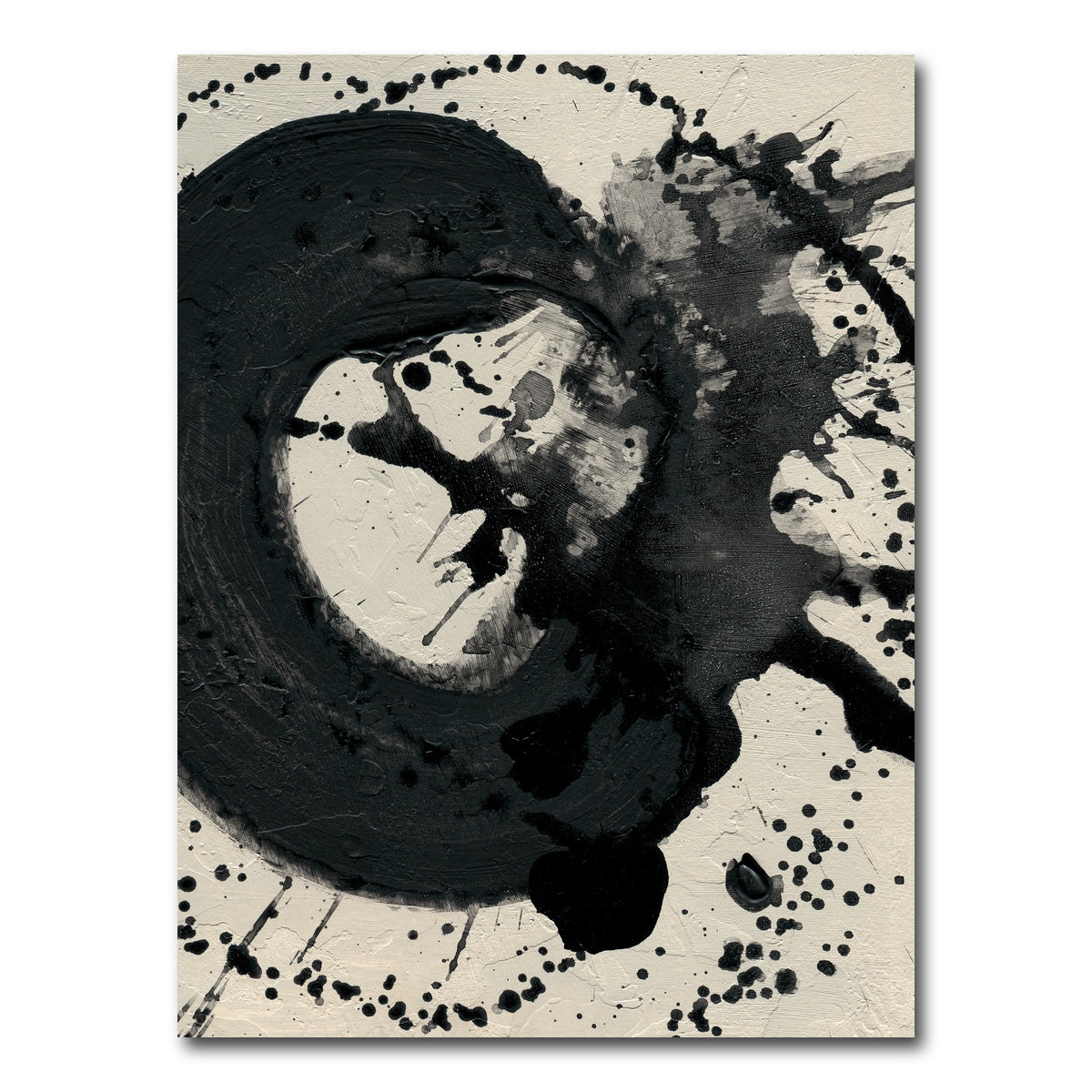 AUTO-MOCKUP WHITE | Black Spatter | 1 Piece | Gallery Wrap Canvas | group=3x4