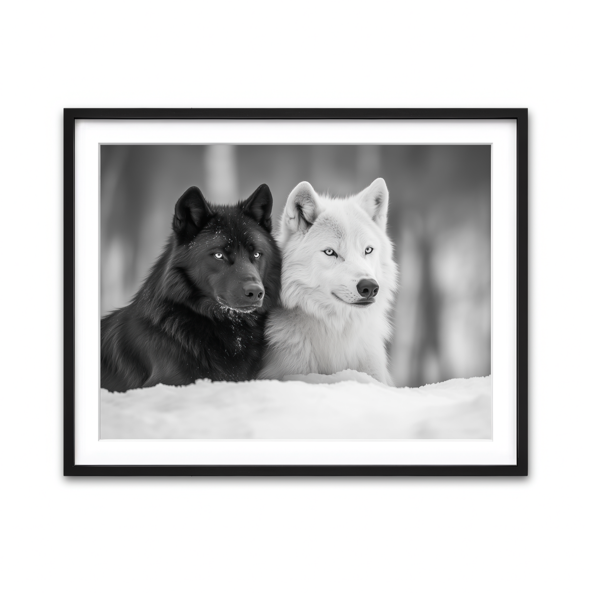 Framed Print 4x3 Black