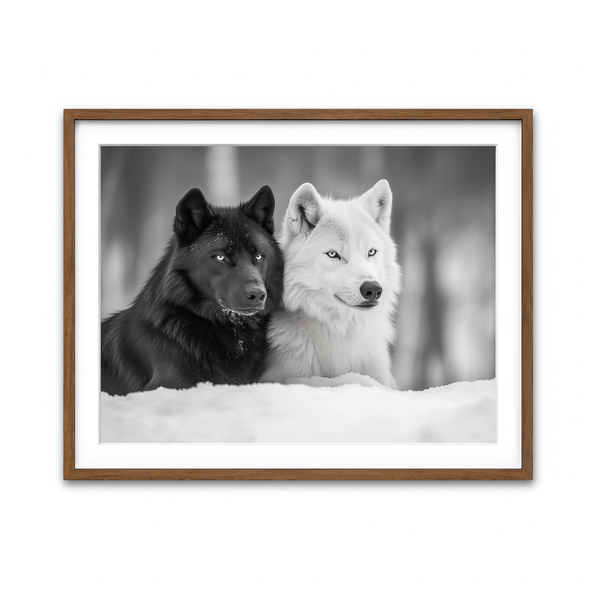 Framed Print 4x3 Walnut