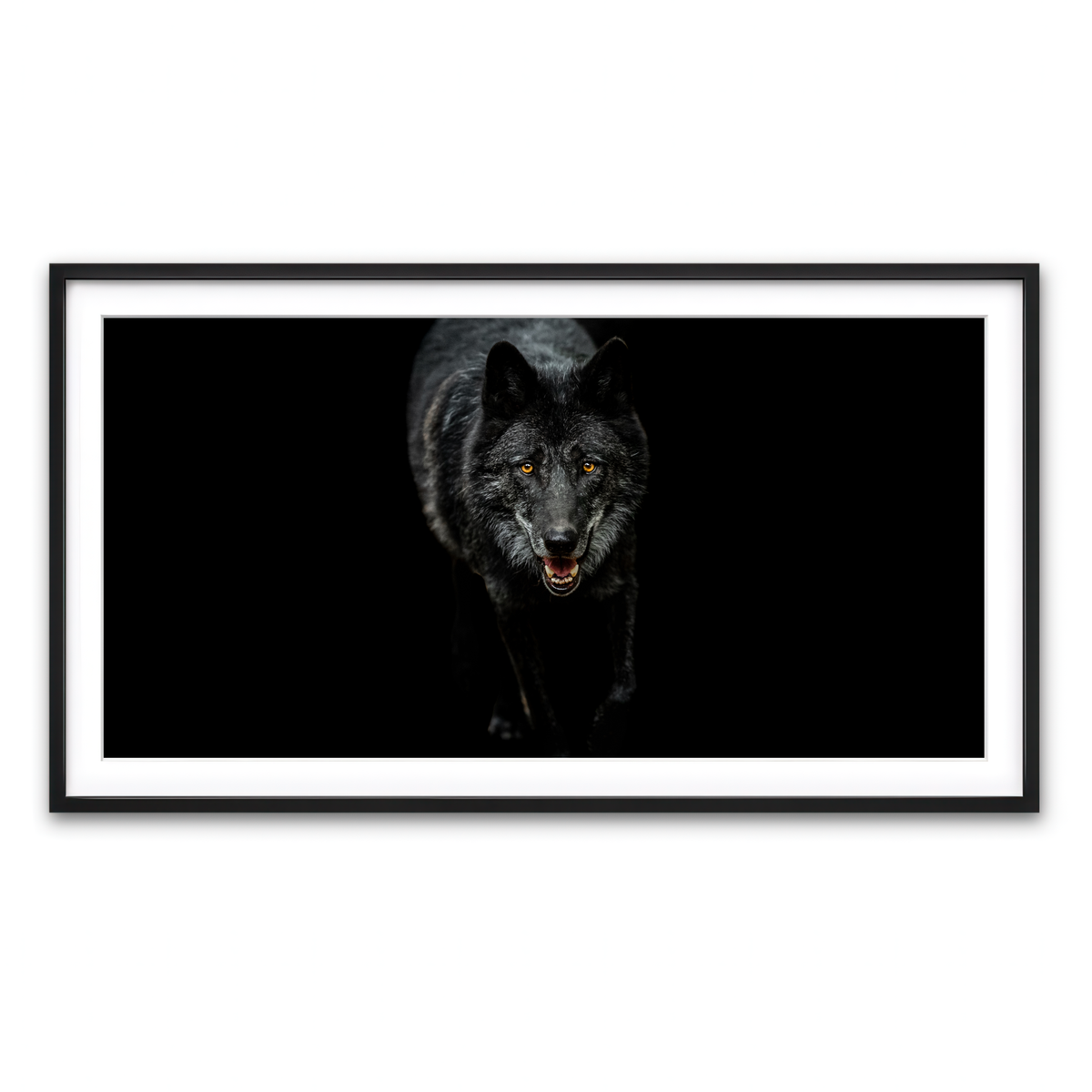 Framed Print 2x1 Black