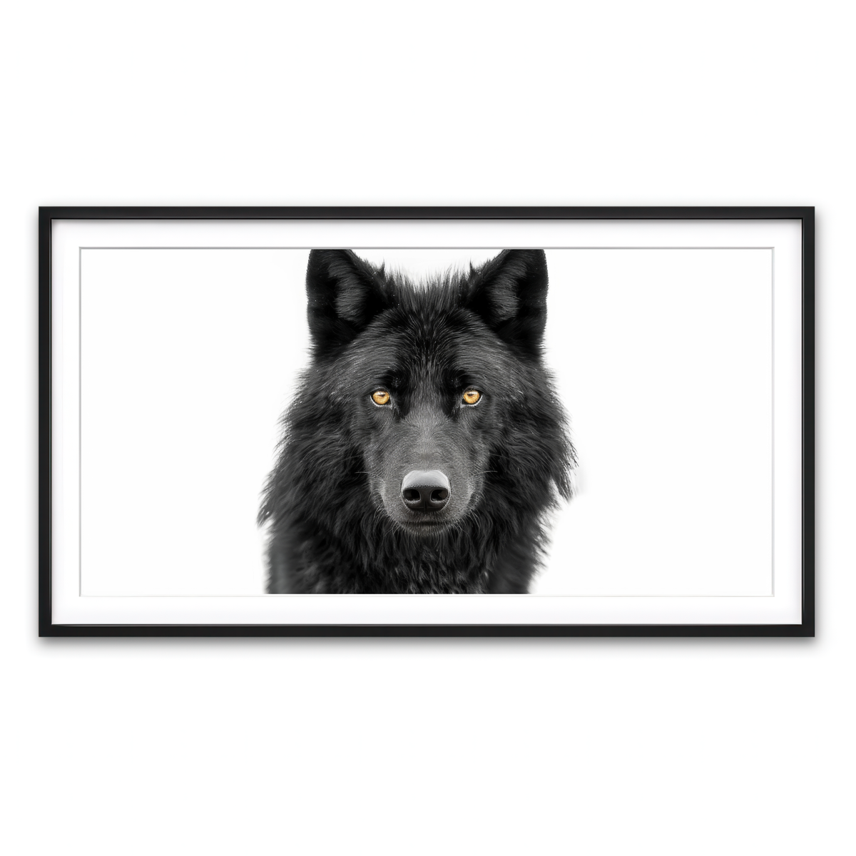 Framed Print 2x1 Black