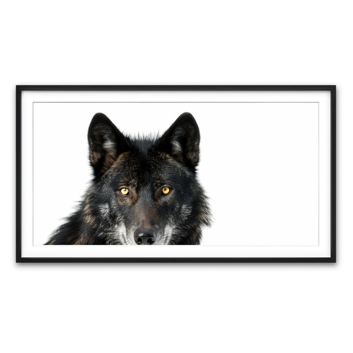 Framed Print 2x1 Black