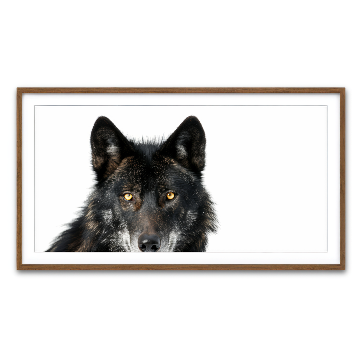 Framed Print 2x1 Walnut