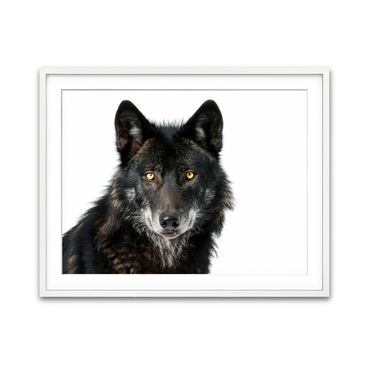 Framed Print 4x3 White