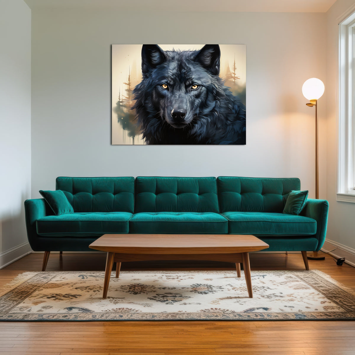 AUTO-MOCKUP ROOM | Black Wolf