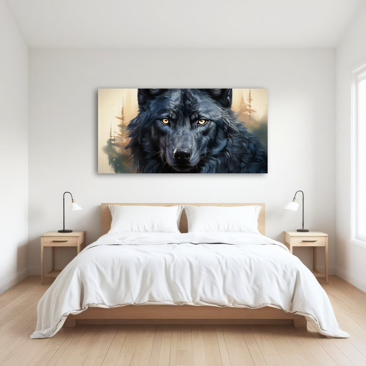 AUTO-MOCKUP ROOM | Black Wolf