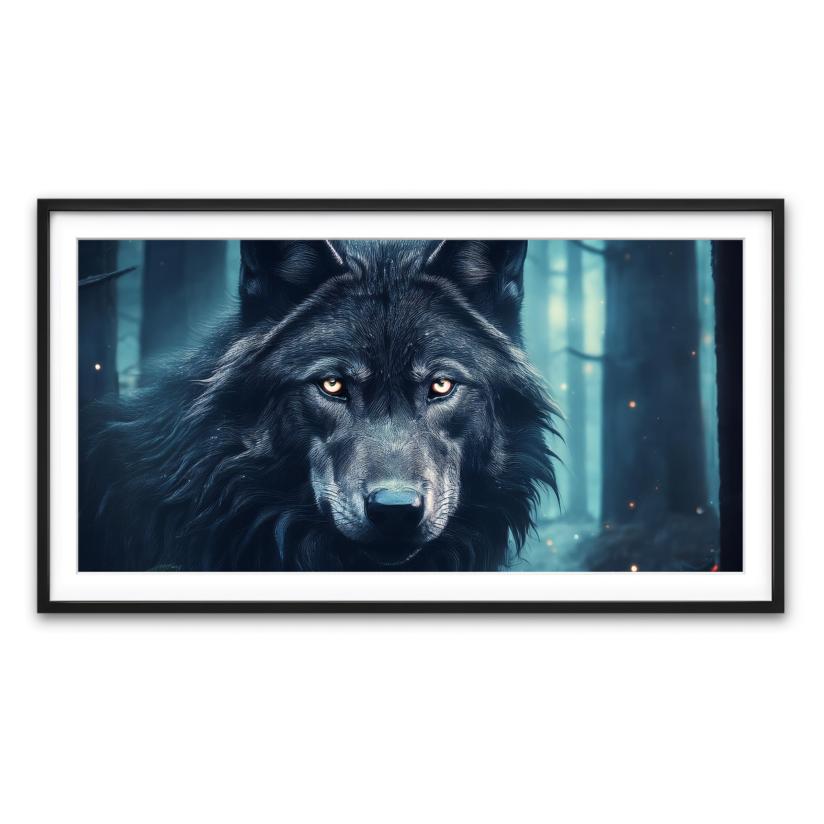 Framed Print 2x1 Black