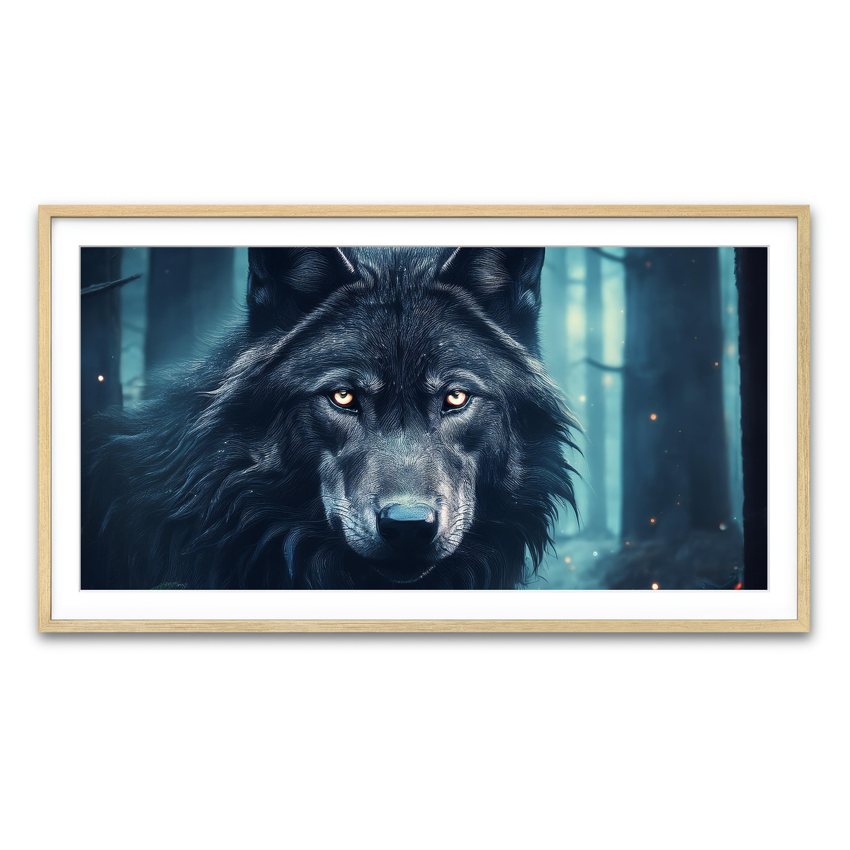 Framed Print 2x1 Natural