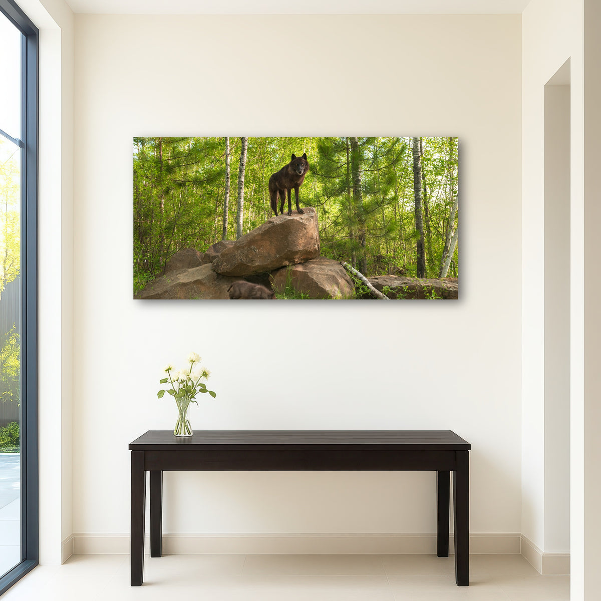 AUTO-MOCKUP ROOM | Black Wolf on Den