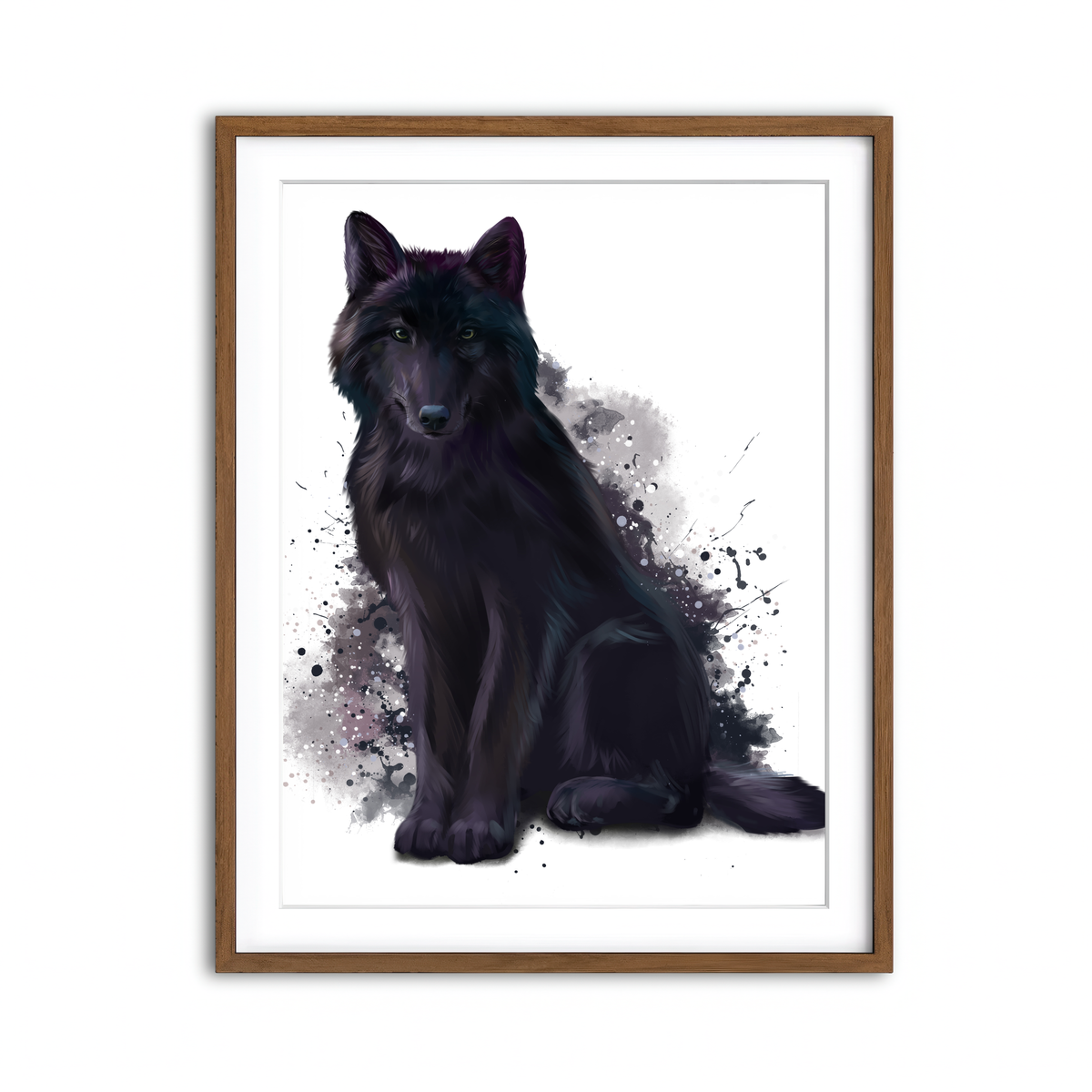 Framed Print 3x4 Walnut