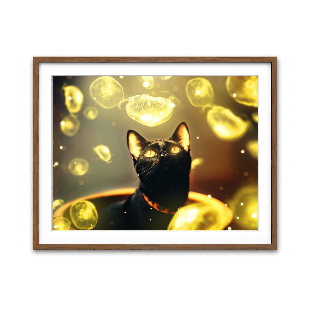 Framed Print 4x3 Walnut