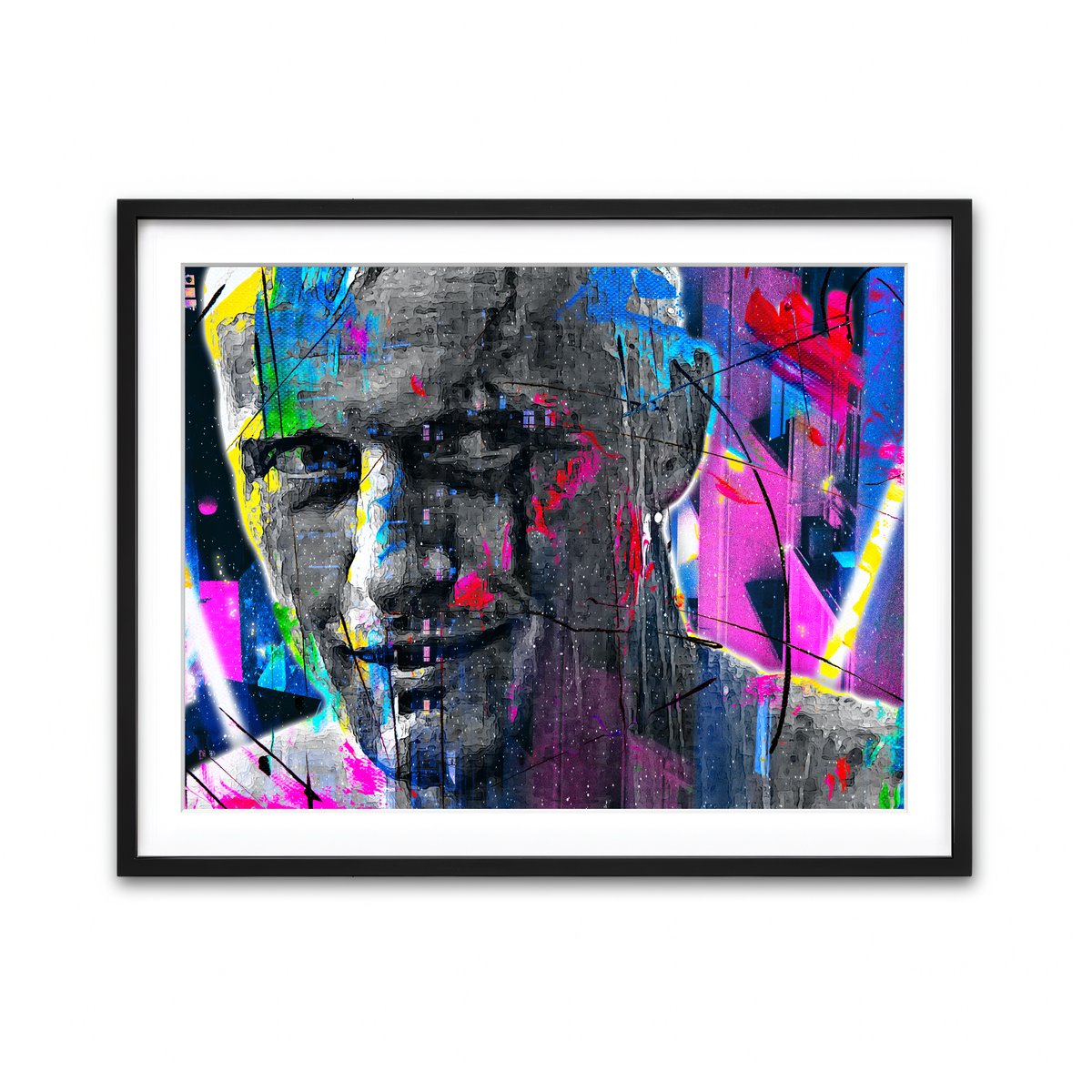 Framed Print 4x3 Black