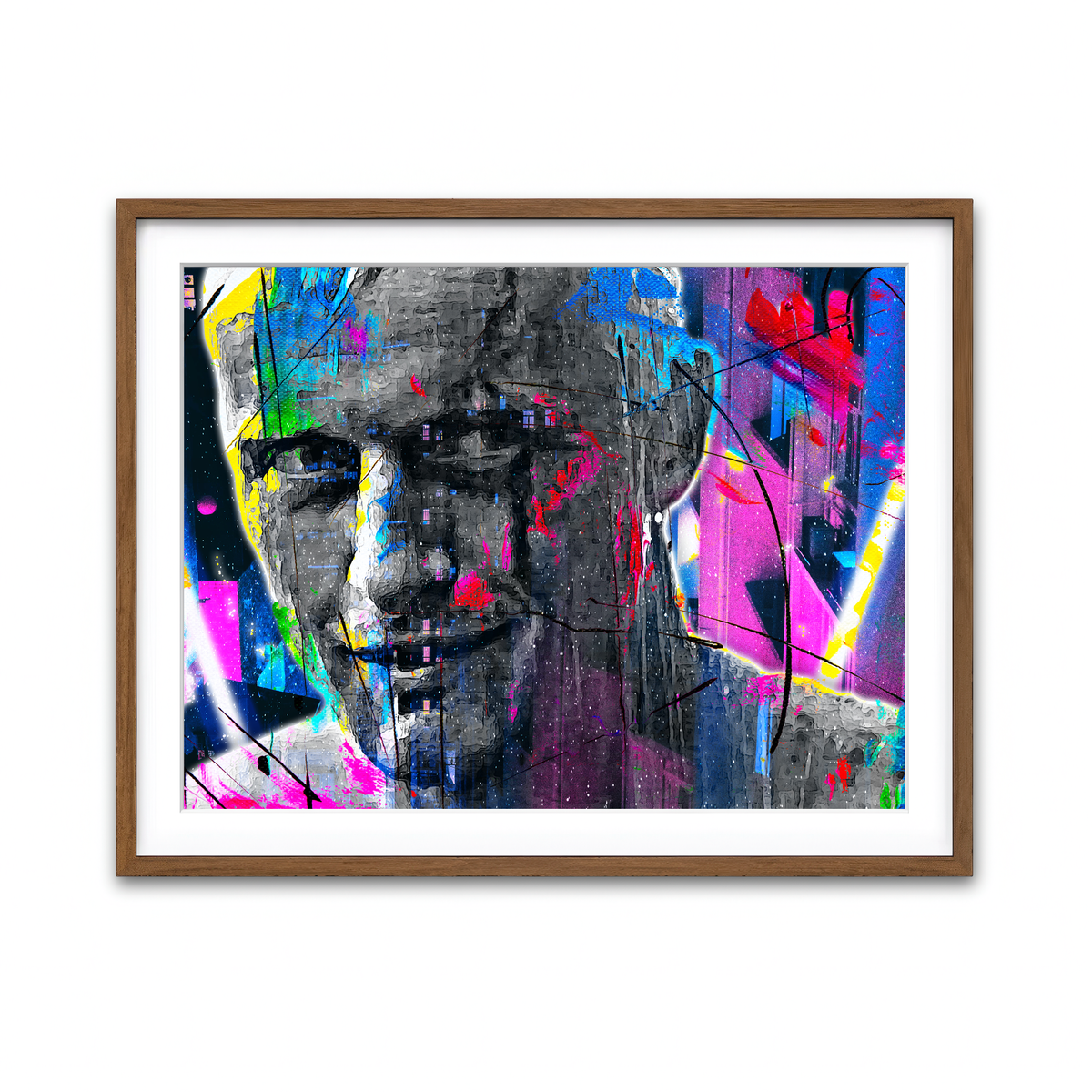 Framed Print 4x3 Walnut