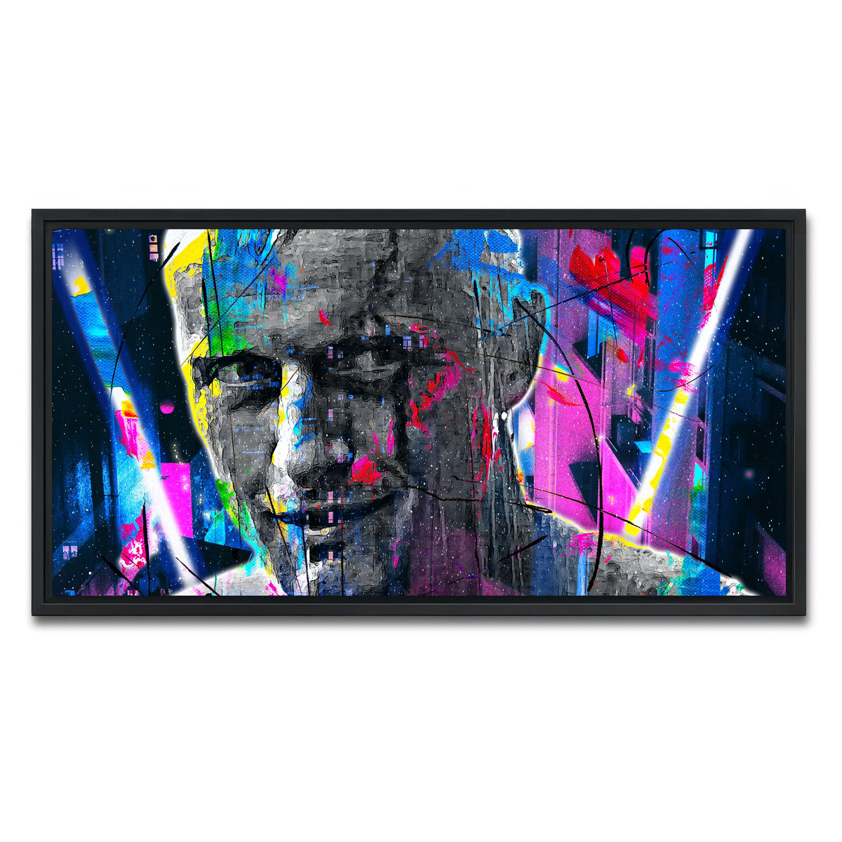 AUTO-MOCKUP WHITE | Blade Runner | 1 Piece | Black Framed Canvas | group=2x1