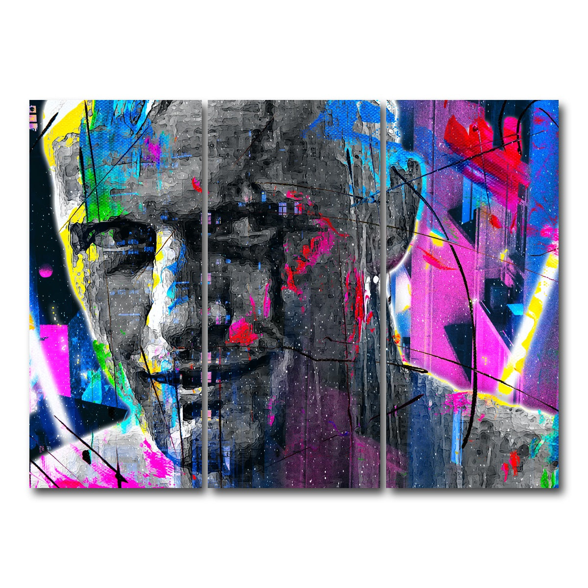 AUTO-MOCKUP WHITE | Blade Runner | 3 Piece | Gallery Wrap Canvas | group=8x18