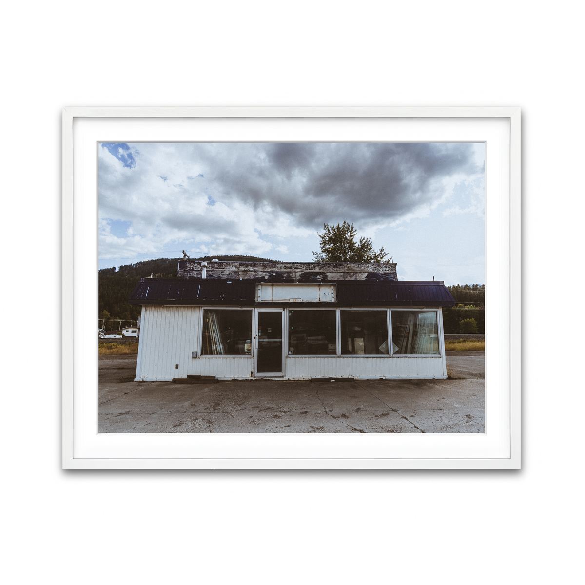 Framed Print 4x3 White