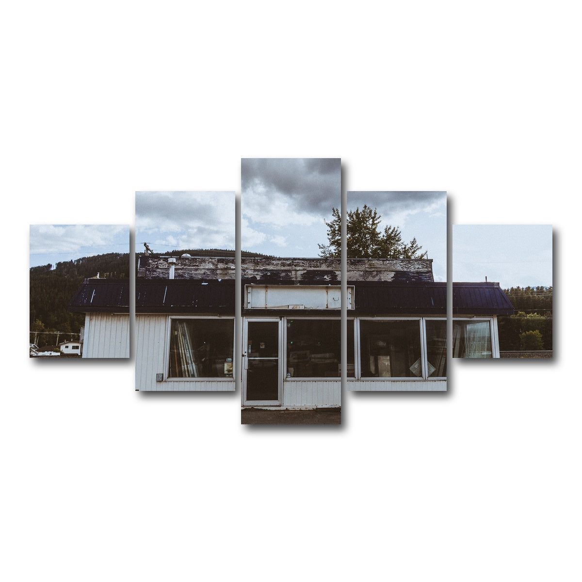 AUTO-MOCKUP WHITE | Blairmore Shack | 5 Piece | Gallery Wrap Canvas | group=5_short