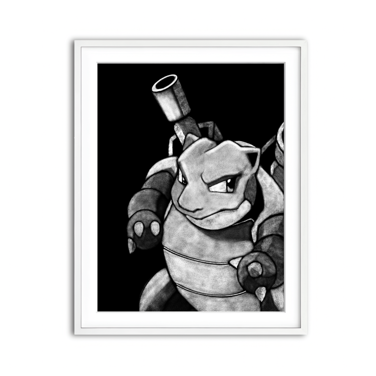 Framed Print 3x4 White