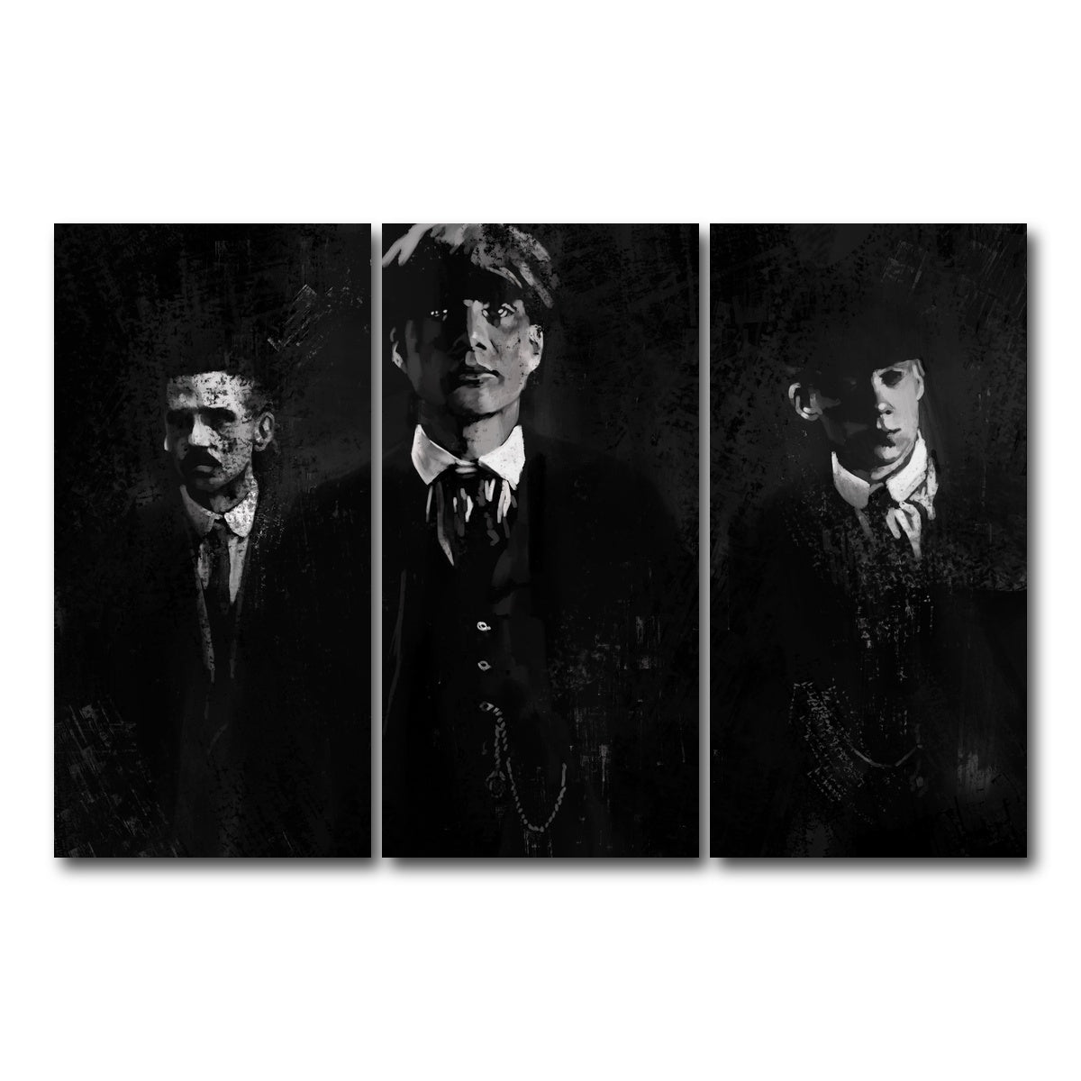 AUTO-MOCKUP WHITE | Blinders | 3 Piece | Gallery Wrap Canvas | group=12x24