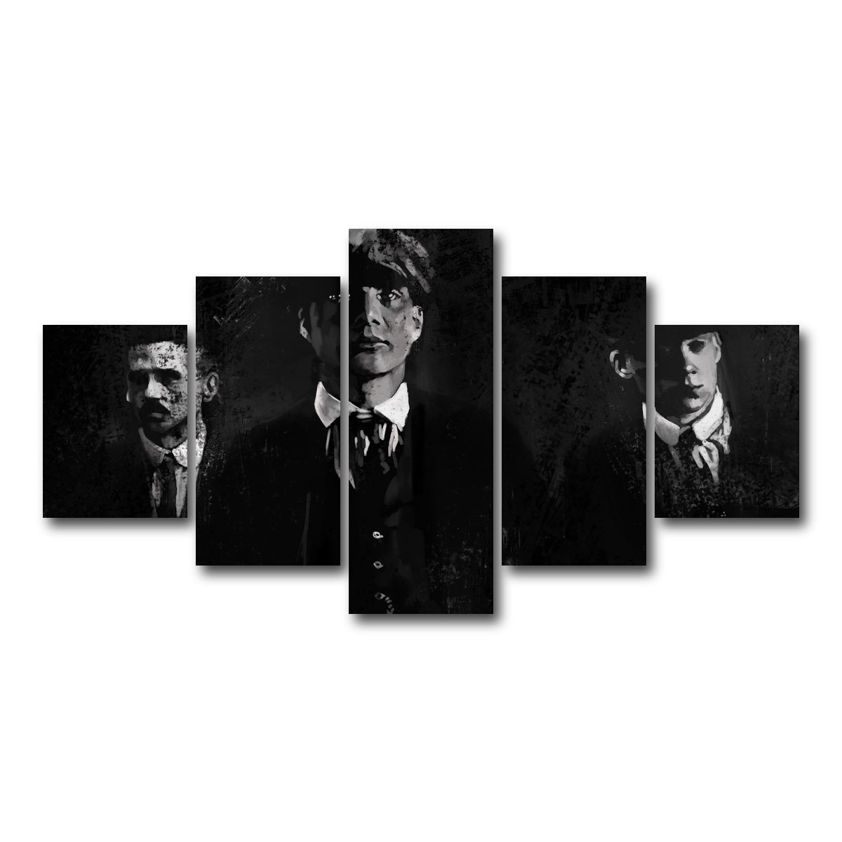 AUTO-MOCKUP WHITE | Blinders | 5 Piece | Gallery Wrap Canvas | group=5_short