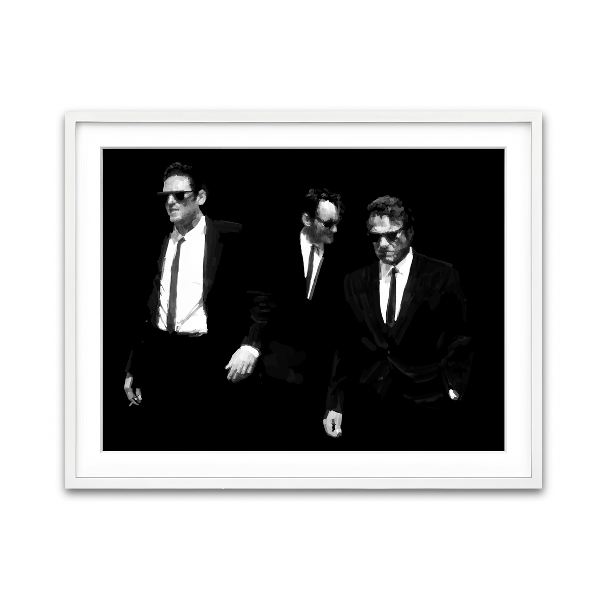Framed Print 4x3 White