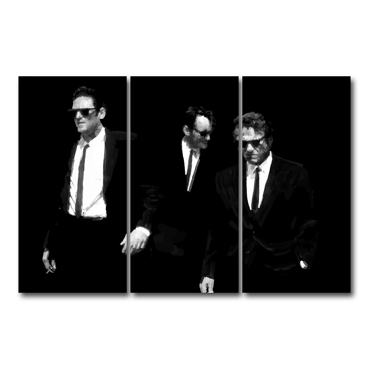 AUTO-MOCKUP WHITE | Blonde Brown White | 3 Piece | Gallery Wrap Canvas | group=12x24