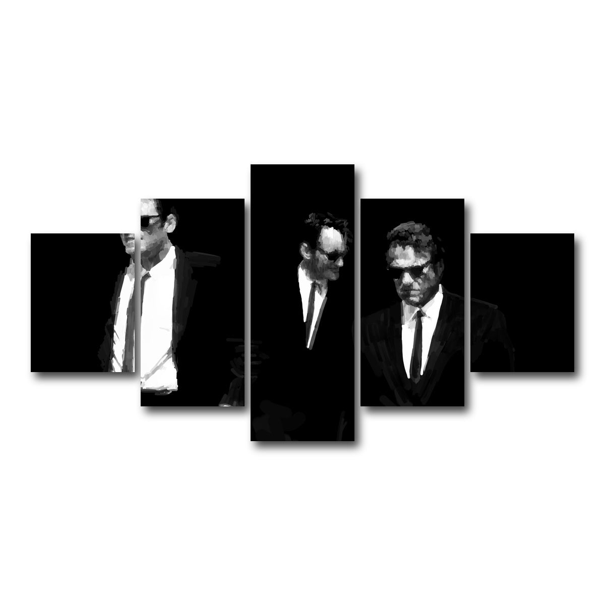 AUTO-MOCKUP WHITE | Blonde Brown White | 5 Piece | Gallery Wrap Canvas | group=5_short