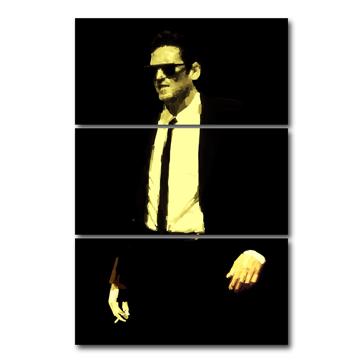 AUTO-MOCKUP WHITE | Blonde | 3 Piece | Gallery Wrap Canvas | group=12x24_stacked