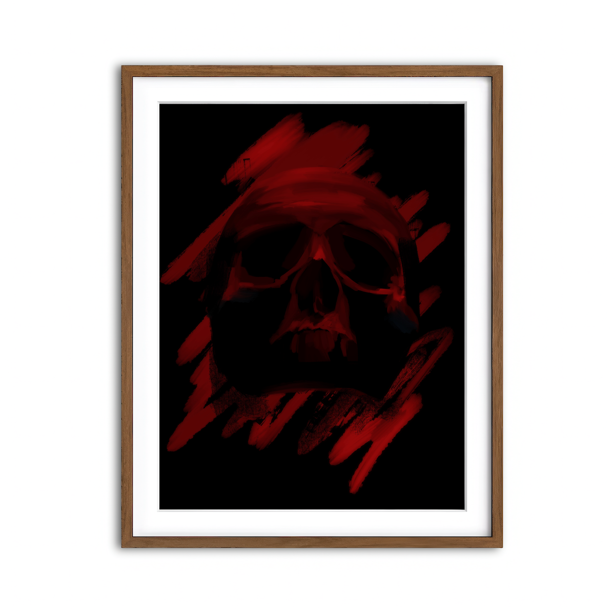 Framed Print 3x4 Walnut