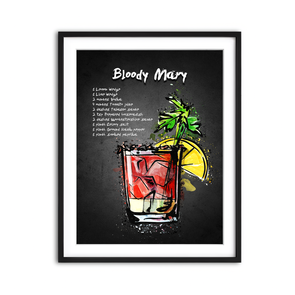 Framed Print 3x4 Black