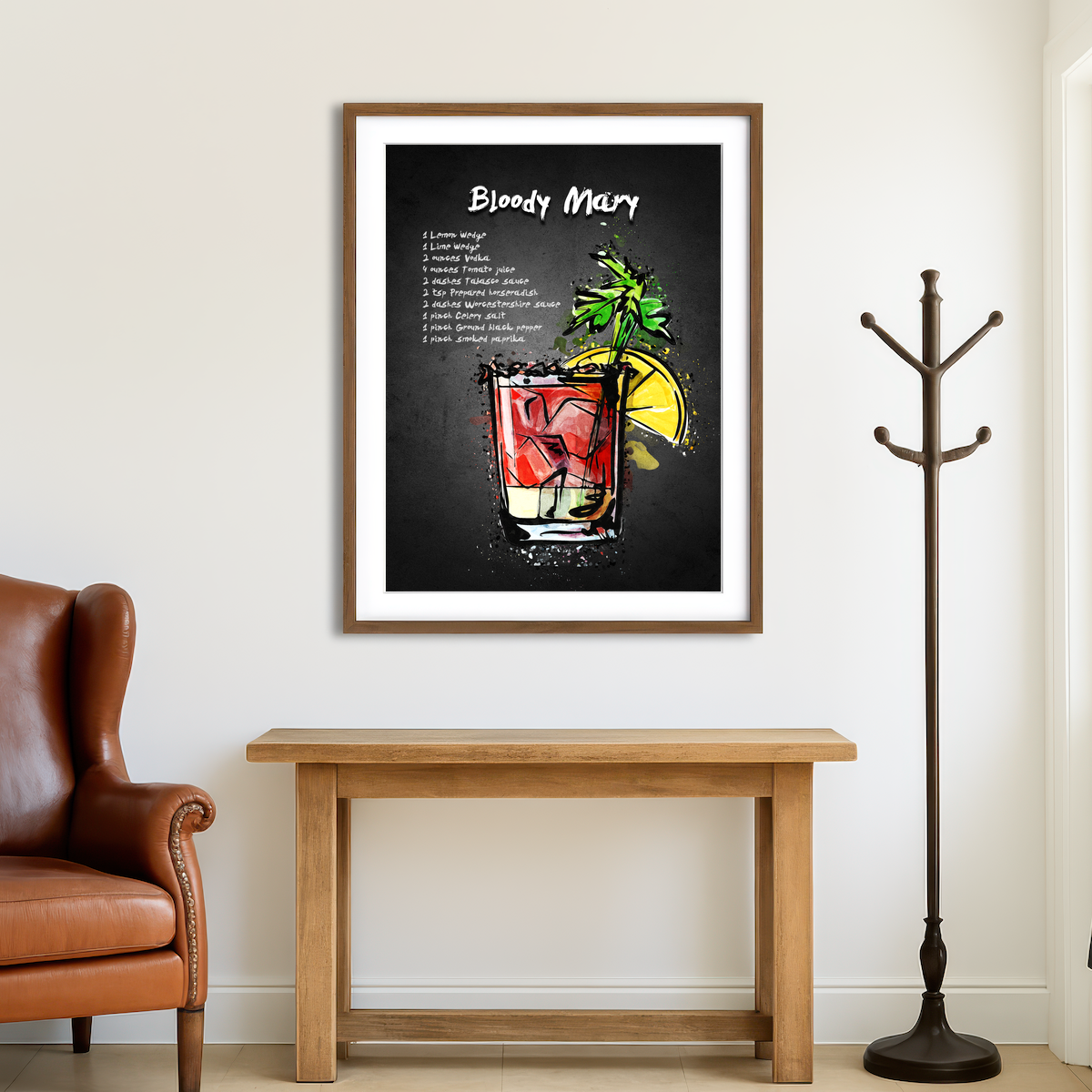 AUTO-MOCKUP ROOM | Bloody Mary Wall Art