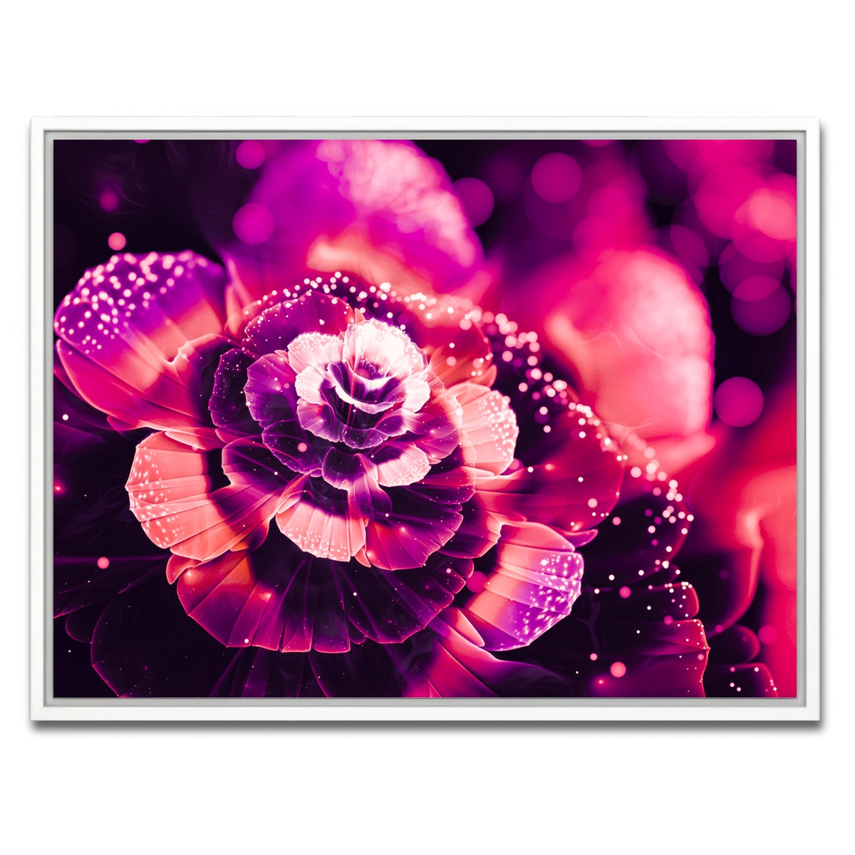 AUTO-MOCKUP WHITE | Bloom | 1 Piece | White Framed Canvas | group=4x3