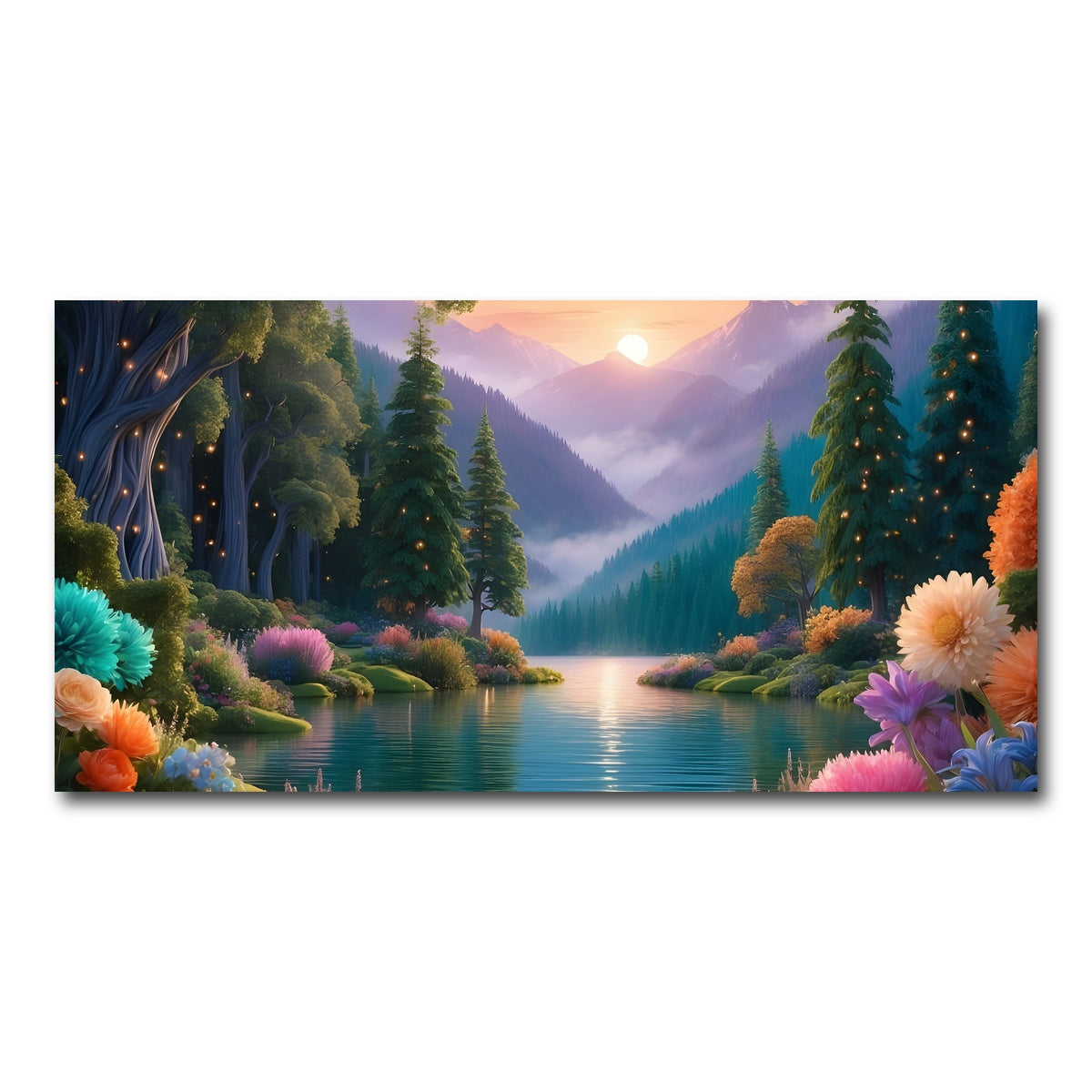 AUTO-MOCKUP WHITE | Blooming Meadow | 1 Piece | Gallery Wrap Canvas | group=2x1