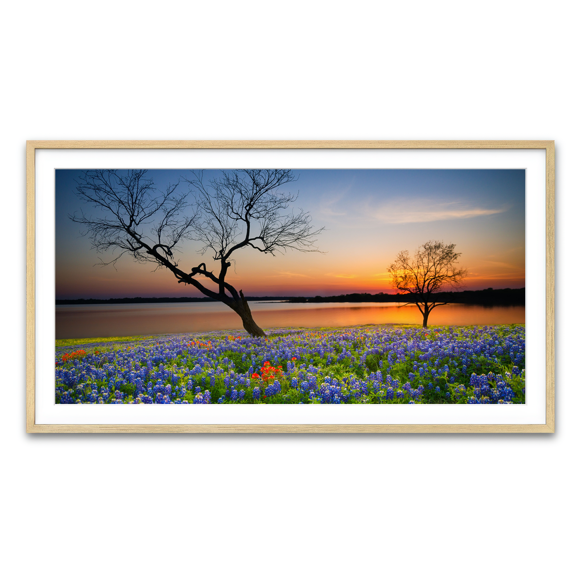 Framed Print 2x1 Natural
