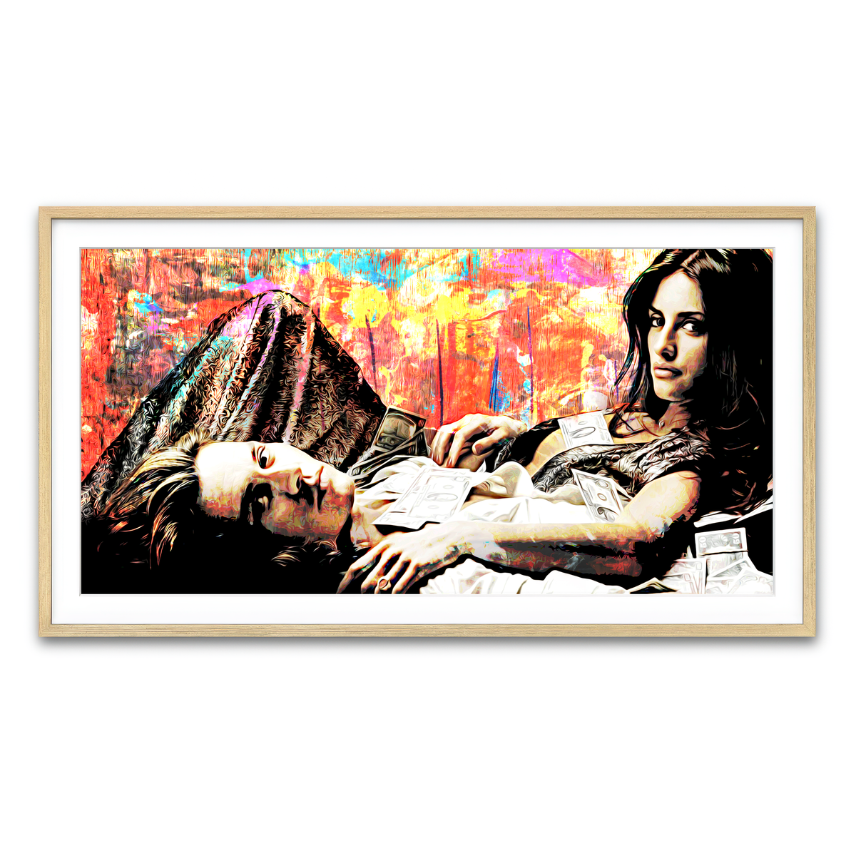 Framed Print 2x1 Natural