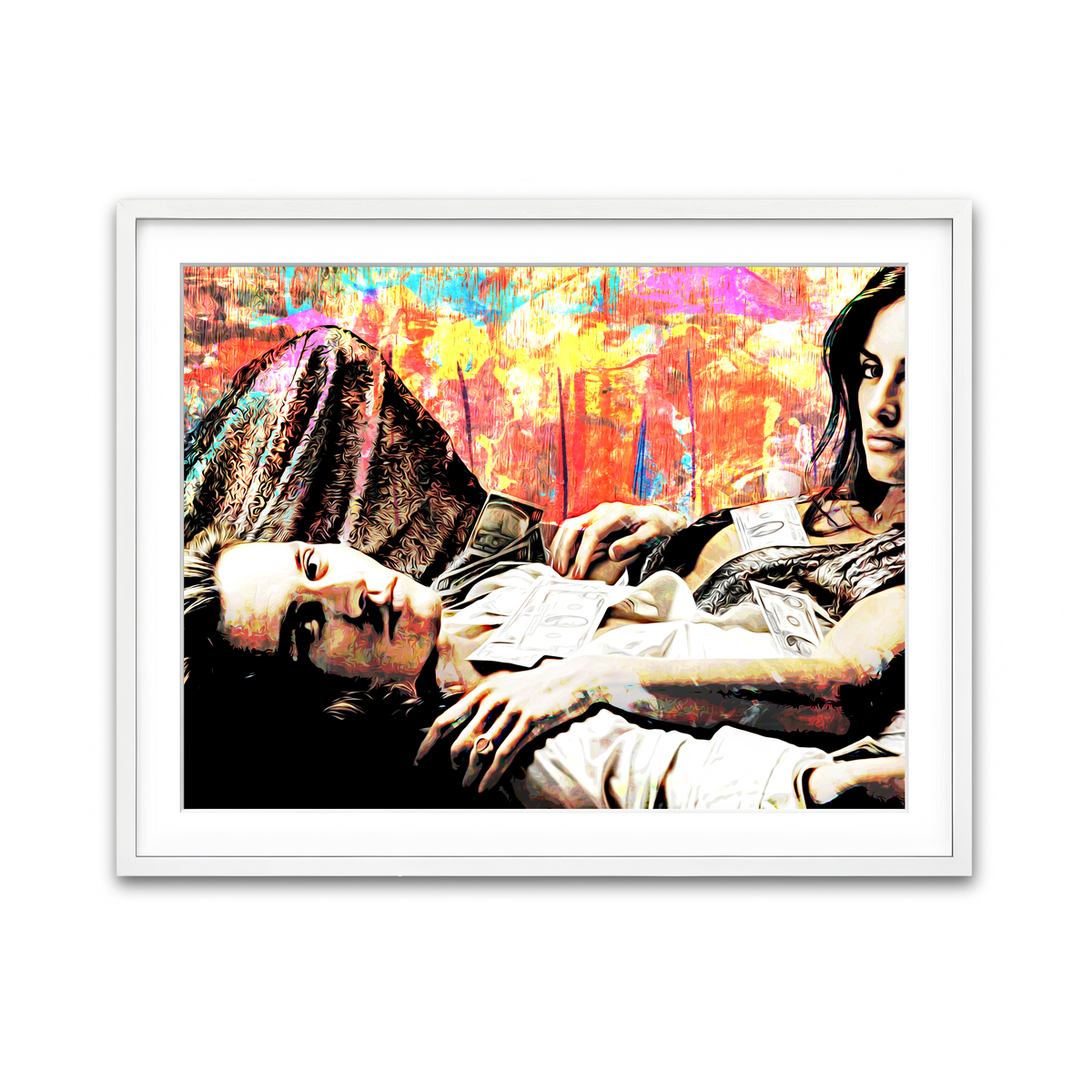 Framed Print 4x3 White