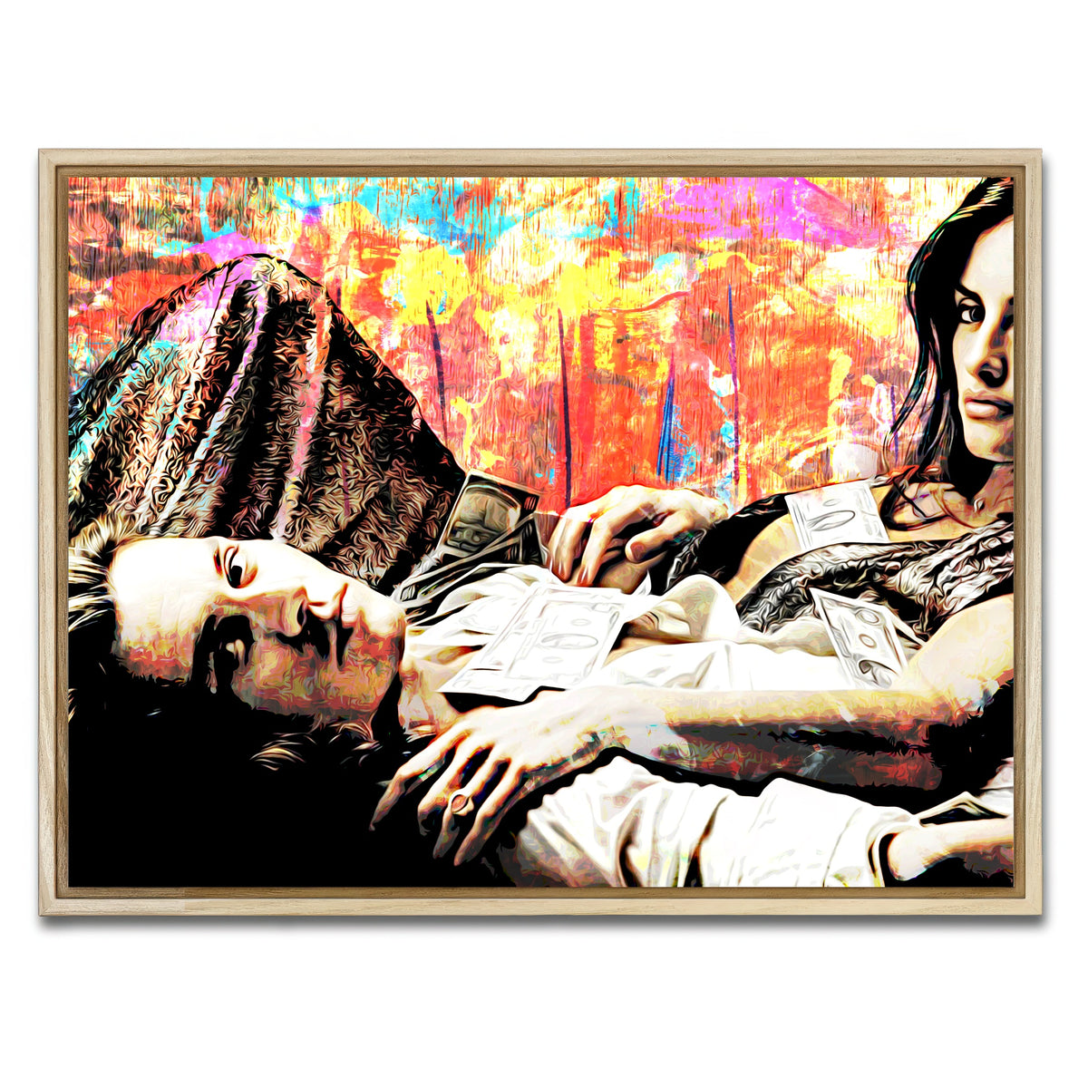 AUTO-MOCKUP WHITE | Blow | 1 Piece | Natural Framed Canvas | group=4x3