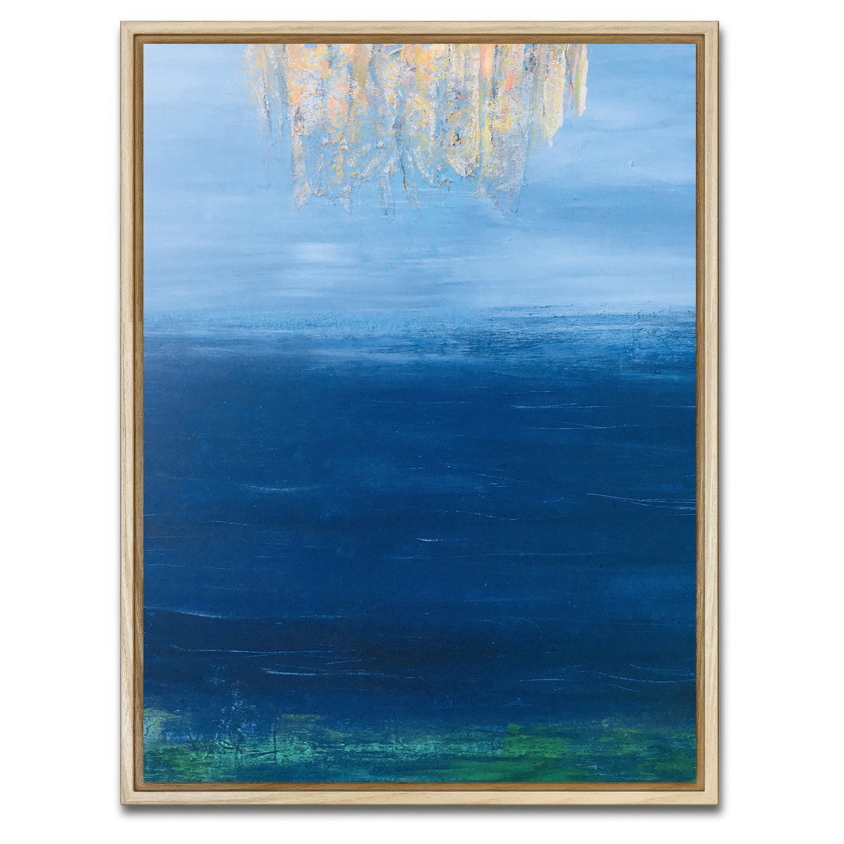 AUTO-MOCKUP WHITE | Blue 1 | 1 Piece | Natural Framed Canvas | group=3x4