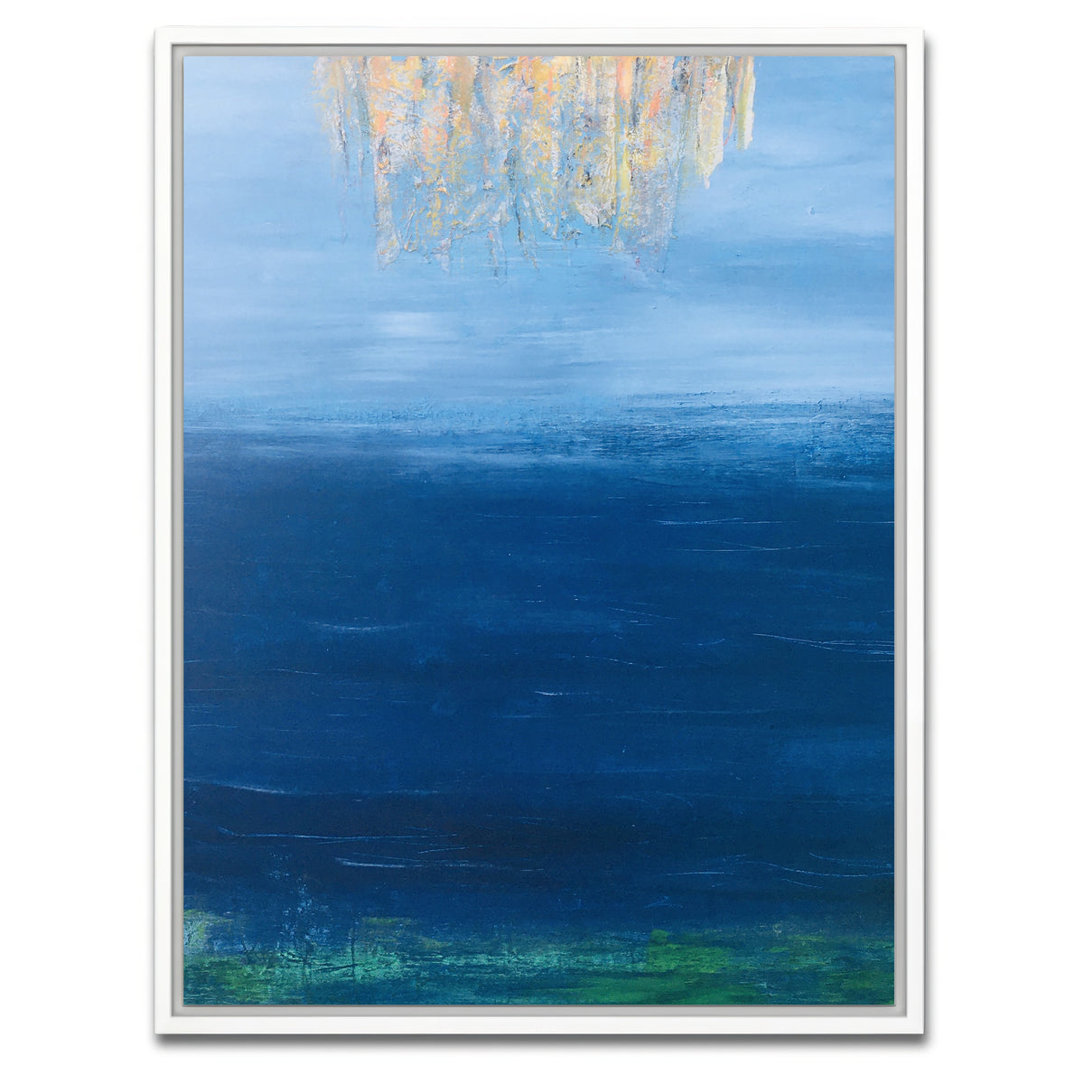 AUTO-MOCKUP WHITE | Blue 1 | 1 Piece | White Framed Canvas | group=3x4