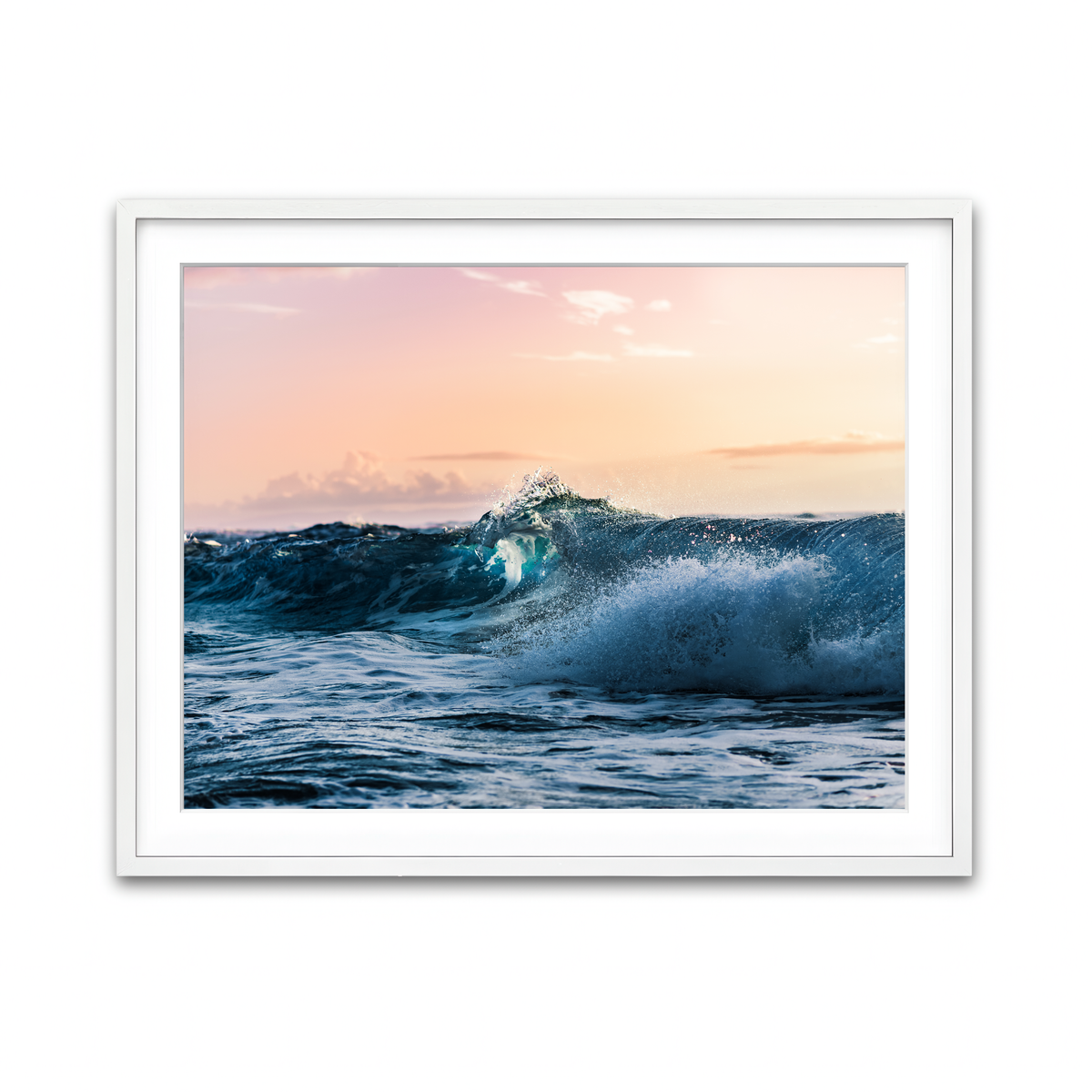 Framed Print 4x3 White