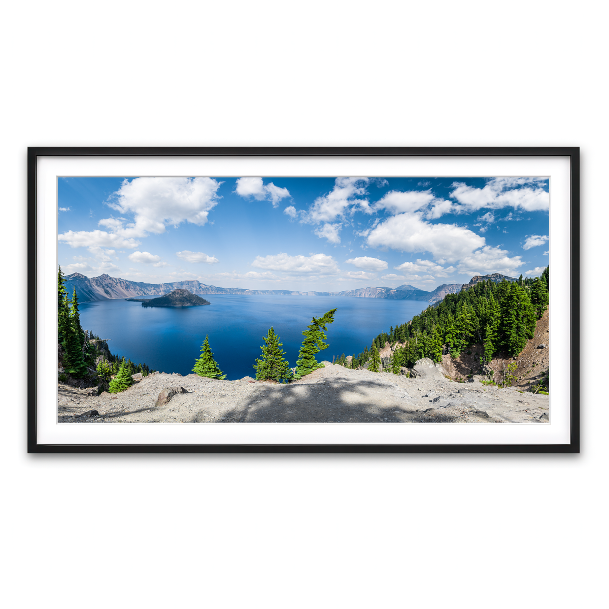 Framed Print 2x1 Black