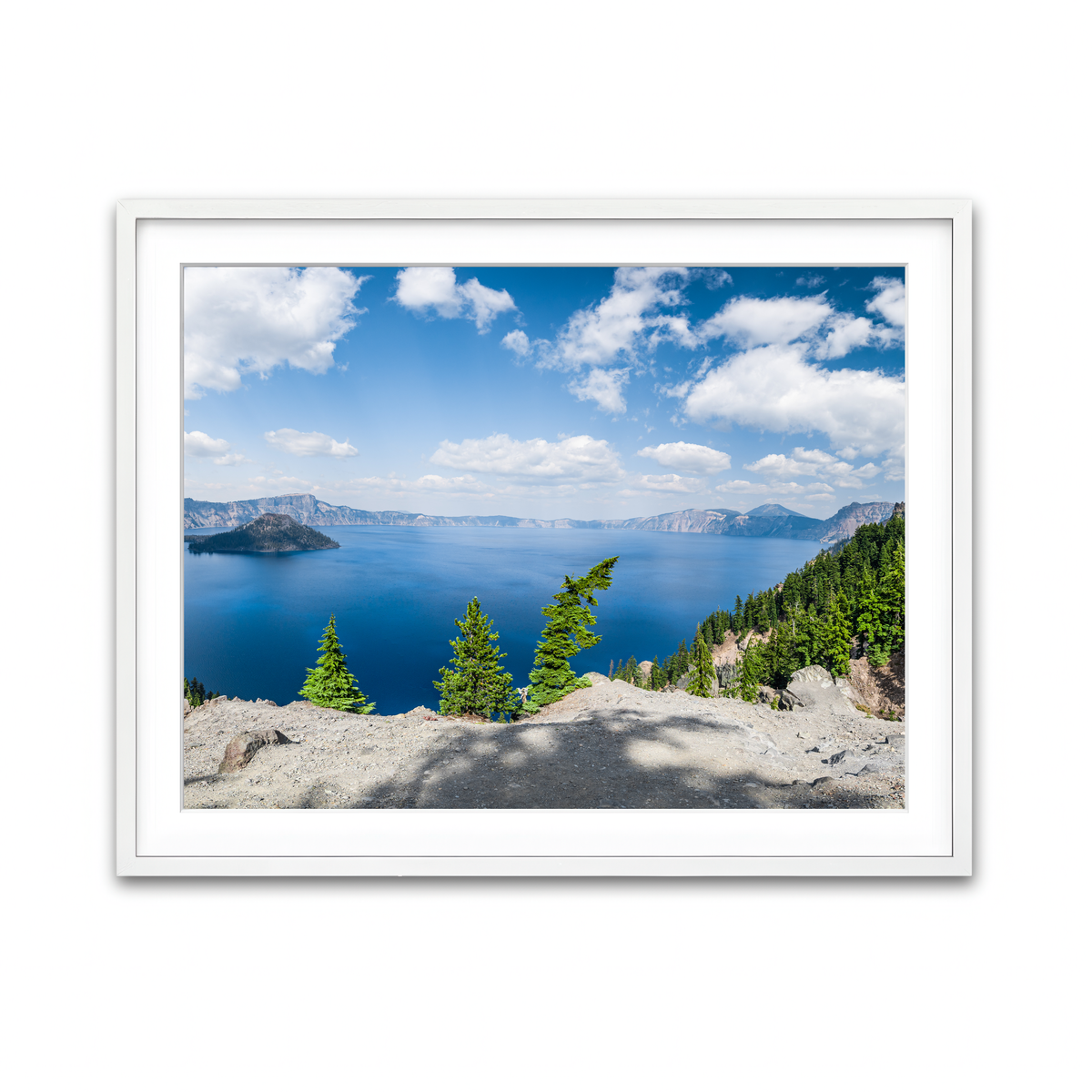 Framed Print 4x3 White