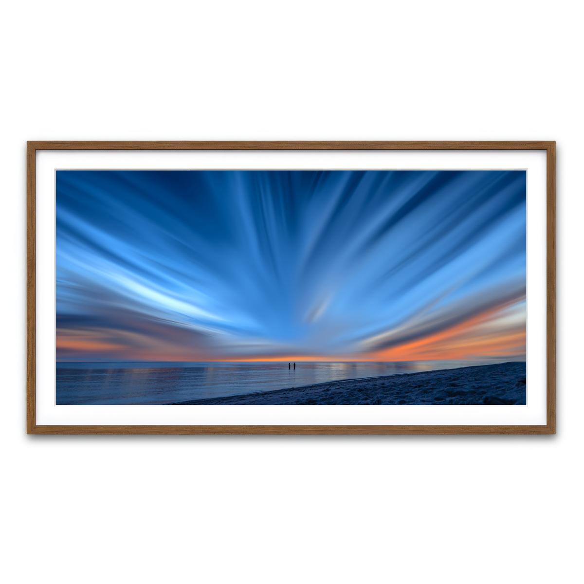 Framed Print 2x1 Walnut