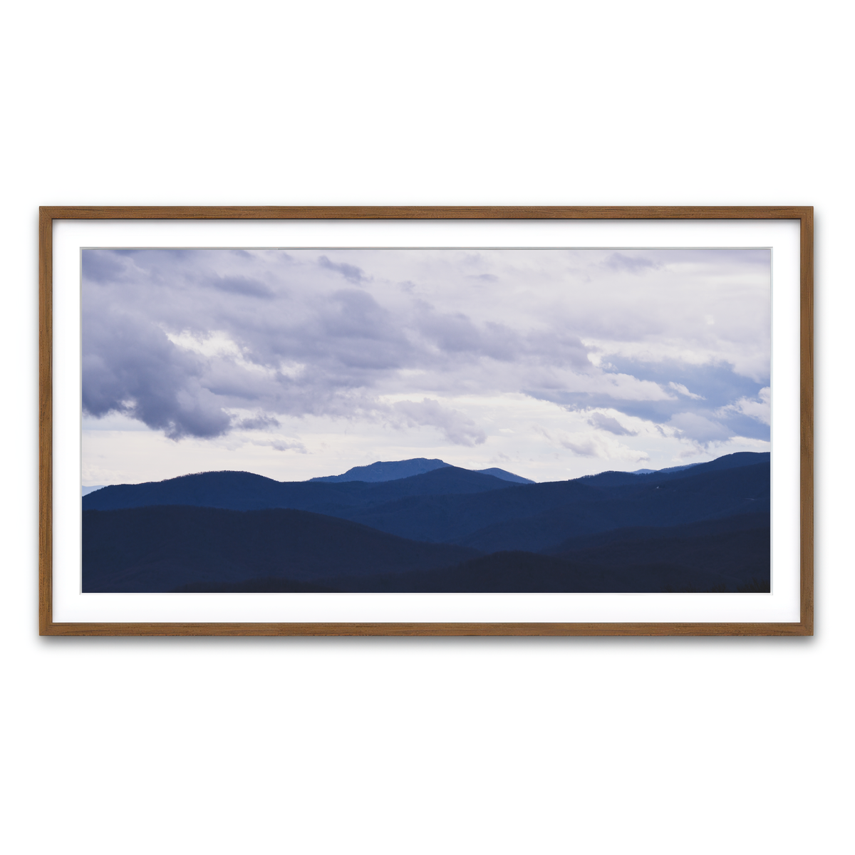 Framed Print 2x1 Walnut